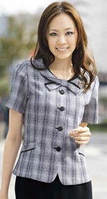 S-59801 59802 59807 SELERY(セロリー) オーバーブラウス チェック 9959801
