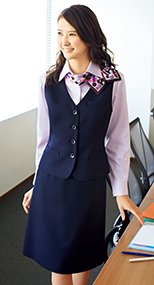 AS2275 BONMAX/ジュビリー Aラインスカート 無地 36-AS2275