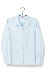 en joie(アンジョア) 01030 家庭で洗濯OKなグリーン購入法対応の長袖ブラウス 93-01030