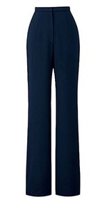 en joie(アンジョア) 76150 しなやかな伸縮性の美シルエットパンツ 無地 93-76150