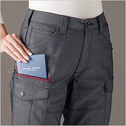 右 長財布レベルブック収納ポケット