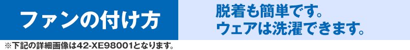 ファンの付け方