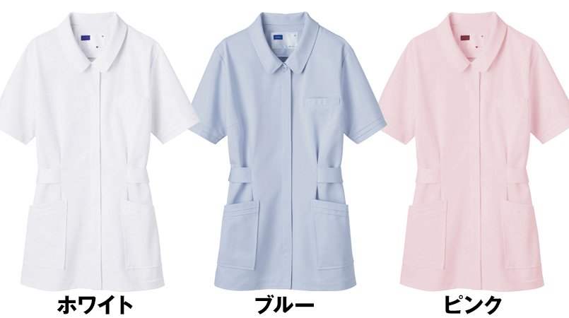 WH10301 自重堂WHISELレディースチュニックのカラーバリエーション
