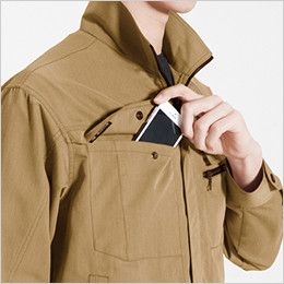 バートル 8051 ヴィンテージソフトツイルジャケット(男女兼用) Phone収納ポケット