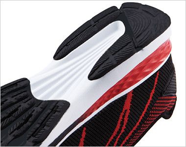 自重堂Z-DRAGON S5181 稲妻セーフティーシューズ スチール先芯 クッション性の高いEVAミッドソール