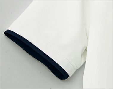 自重堂WHISEL WH90718 ドライ半袖ポロシャツ(男女兼用) レイヤード仕様の袖口