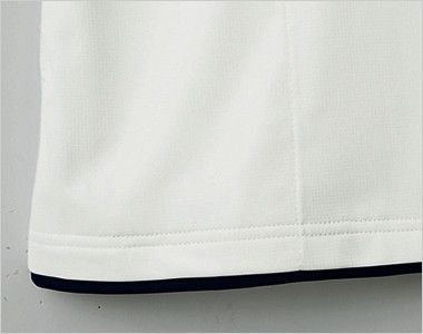 自重堂WHISEL WH90718 ドライ半袖ポロシャツ(男女兼用) レイヤード仕様の裾