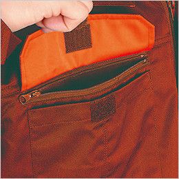 9200 桑和 つなぎ 続服 ファスナーポケット
