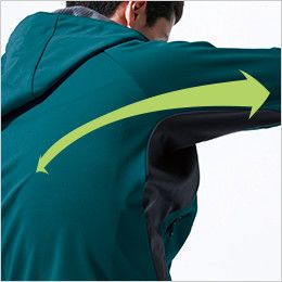8446 TS DESIGN スポーティ防寒 防風ウォームジャケット(男女兼用) ストレッチ