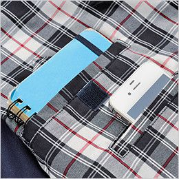 ジーベック 1610 T/Cツイル長袖ブルゾン スイングトップ(男女兼用) 通年 裏収納