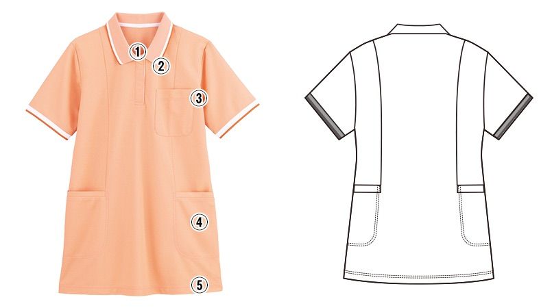 自重堂 WH90338 WHISEL 半袖 ドライポロシャツ(女性用) 商品詳細・こだわりPOINT